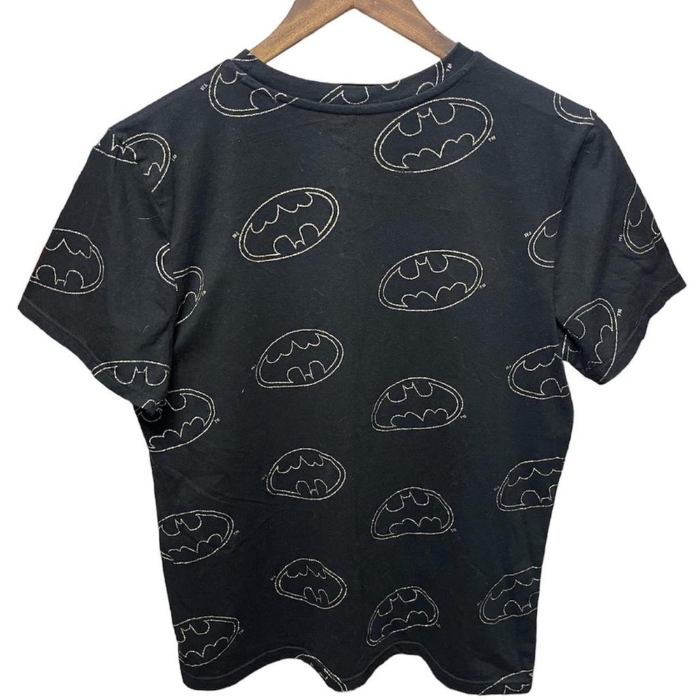 all over print AOP short sleeve Crewneck Batman symbol comics DC movie T-shirt - Picture 4 of 4